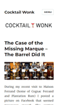 Mobile Screenshot of cocktailwonk.com